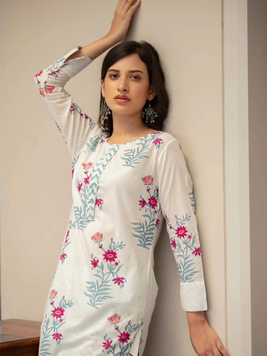 Dhruvi 64 Printed Cotton Readymade Suits Catalog
